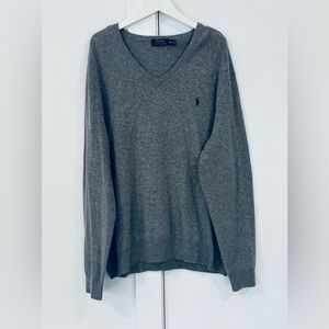 Men's Polo Ralph Lauren Merino Wool V-neck sweater size XXL